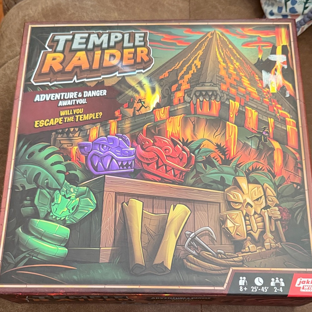 Temple Raider Board Game - Colorful Adventure Art